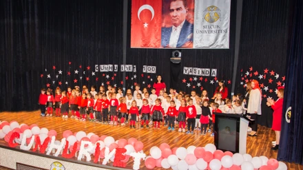 Cumhuriyet Bayramı, Selçuk Üniversitesinde coşkuyla kutlandı